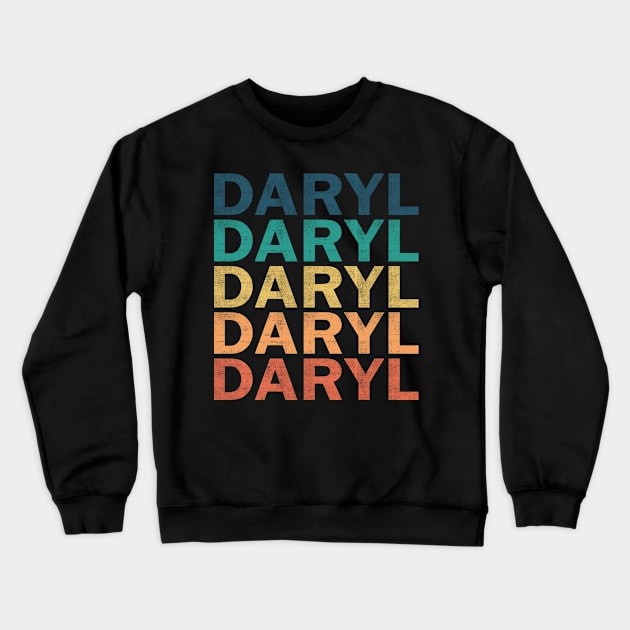 Daryl Name T Shirt - Daryl Vintage Retro Name Gift Item Tee Crewneck Sweatshirt by henrietacharthadfield